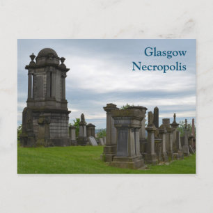 Glasgow Necropolis Graves Briefkaart