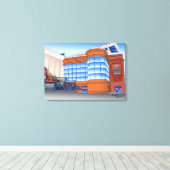Glasgow Rangers Football Club Canvas Afdruk (Insitu (Houten vloer))