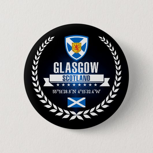 Glasgow Ronde Button 5,7 Cm (Voorkant)