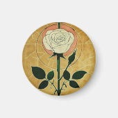 Glasgow Roos Magneet (Voorkant)