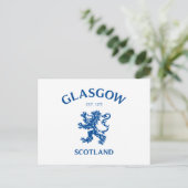 GLASGOW, SCHOTLAND BRIEFKAART (Staand voorkant)