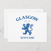 GLASGOW, SCHOTLAND BRIEFKAART (Voorkant / Achterkant)