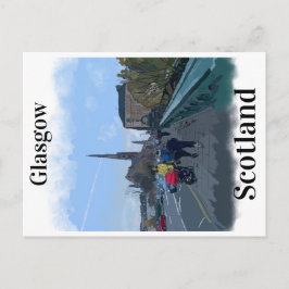 Glasgow-schotland briefkaart