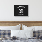 GLASGOW, SCHOTLAND CANVAS AFDRUK (Insitu (Slaapkamer))