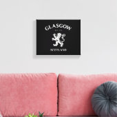 GLASGOW, SCHOTLAND CANVAS AFDRUK (Insitu (Woonkamer))