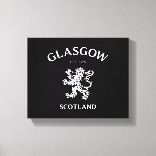 GLASGOW, SCHOTLAND CANVAS AFDRUK (Voorkant)