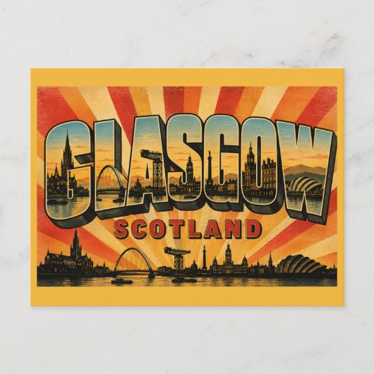 Glasgow Schotland Clyde Arc Briefkaart (Voorkant)
