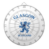 GLASGOW, SCHOTLAND DARTBORD (Voorkant)