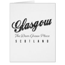 Glasgow Schotland "De dierbare groene plaats"