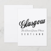 Glasgow Schotland "De dierbare groene plek" (Voorkant / Achterkant)