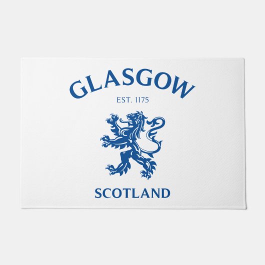 GLASGOW, SCHOTLAND DEURMAT (Voorkant)