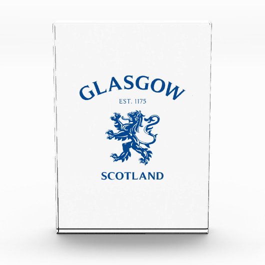 GLASGOW, SCHOTLAND FOTOBLOKKEN (Voorkant)