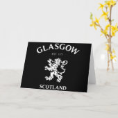 GLASGOW, SCHOTLAND KAART (Gele Bloem)