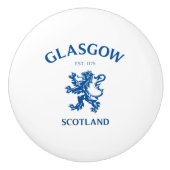 GLASGOW, SCHOTLAND KERAMISCHE KNOP (Voorkant)