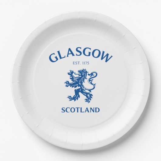 GLASGOW, SCHOTLAND PAPIEREN BORDJE (Voorkant)
