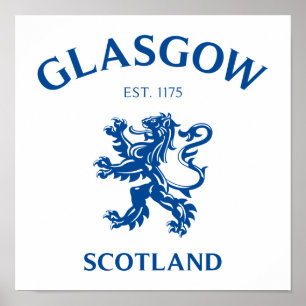 GLASGOW, SCHOTLAND POSTER