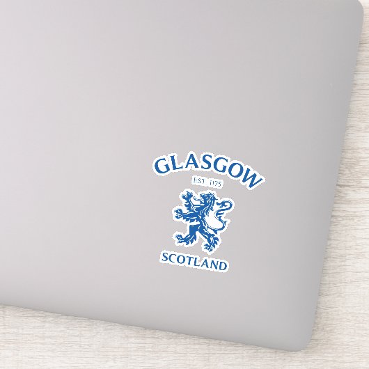 GLASGOW, SCHOTLAND STICKER (Detail)