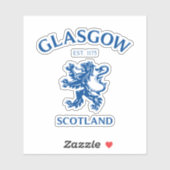 GLASGOW, SCHOTLAND STICKER (Vel)
