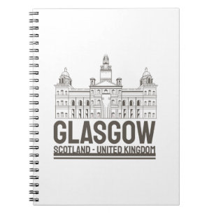 Glasgow Schotland Vintage Architectuur ReisDesign Notitieboek