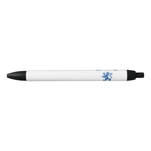 GLASGOW, SCHOTLAND ZWARTE INKT PEN (Voorkant)