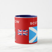 Glasgow* Schotse vlag & Crest Cup Mok (Midden)