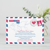 Glasgow, Scotland Airmail | Weddenschap Kaart (Staand voorkant)