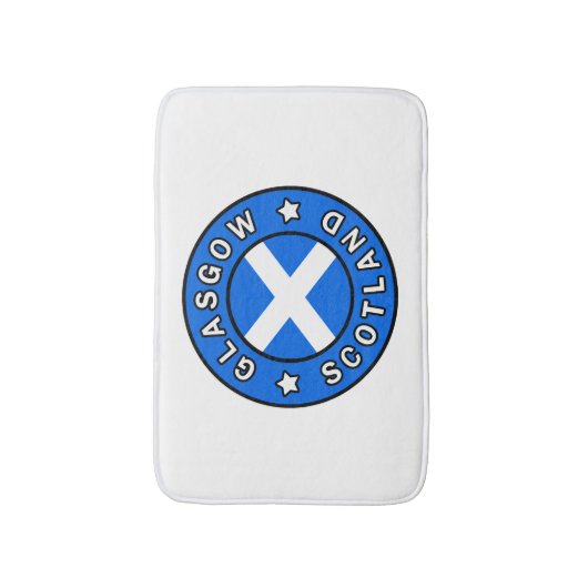 Glasgow Scotland Badmat (Voorkant Verticaal)