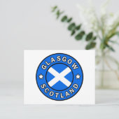 Glasgow Scotland Briefkaart (Staand voorkant)