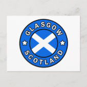 Glasgow Scotland Briefkaart (Voorkant)