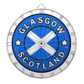 Glasgow Scotland Dartbord (Voorkant)