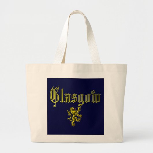 Glasgow Scotland Grote Tote Bag (Voorkant)