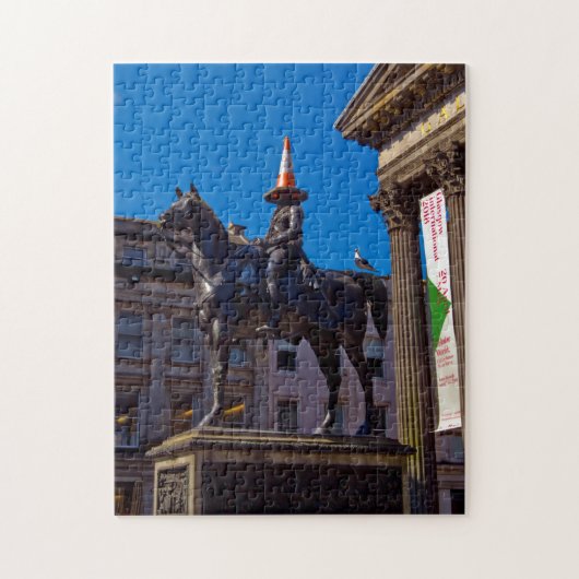 Glasgow, Scotland Jigzaag puzzle Legpuzzel (Verticaal)