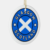 Glasgow Scotland Keramisch Ornament (Rechts)