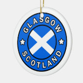 Glasgow Scotland Keramisch Ornament (Links)