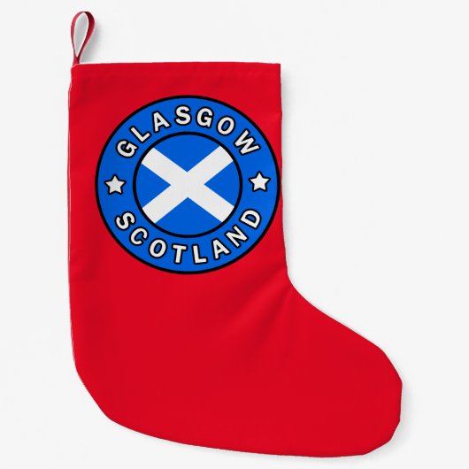 Glasgow Scotland Kleine Kerstsok (Voorkant)