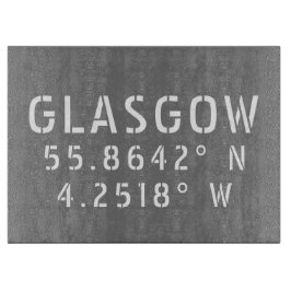 Glasgow Scotland Latitude & Longitude Snijplank
