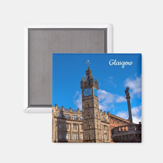 Glasgow, Scotland Magnet (Voorkant / Achterkant)