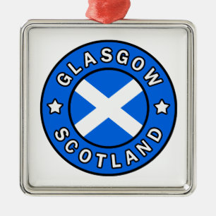 Glasgow Scotland Metalen Ornament