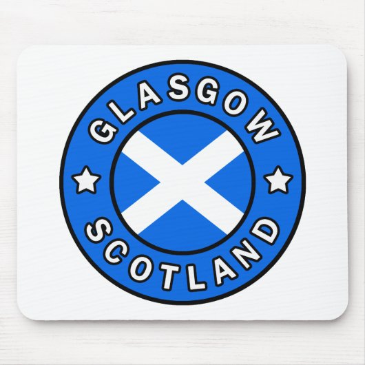 Glasgow Scotland Muismat (Voorkant)