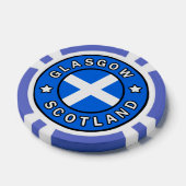 Glasgow Scotland Poker Chips (Enkel)