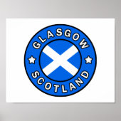 Glasgow Scotland Poster (Voorkant)