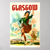 Glasgow Scotland Poster (Voorkant)