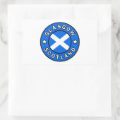 Glasgow Scotland Rechthoekige Sticker (Tas)