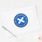 Glasgow Scotland Rechthoekige Sticker (Envelop)