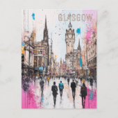 Glasgow Scotland Reizen Briefkaart (Voorkant)