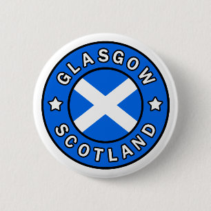 Glasgow Scotland Ronde Button 5,7 Cm