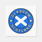 Glasgow Scotland Servet (Voorkant)