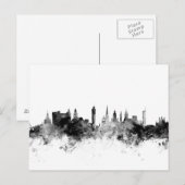 Glasgow Scotland Skyline Briefkaart (Voorkant / Achterkant)