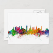 Glasgow Scotland Skyline Briefkaart (Voorkant / Achterkant)