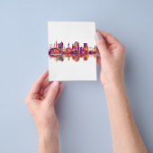 Glasgow Scotland Skyline Flyer (Hand)